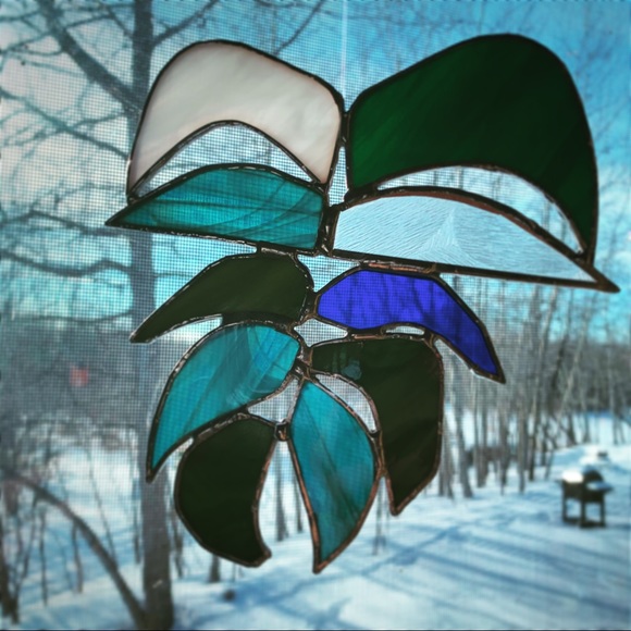 Monstera stained glass - Picture 3 of 3
